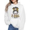 T Ball Mom Messy Bun Leopard Baseball Mom Leopard Wmen Hoodie T Ball Mom Messy Bun Leopard Baseball Mom Leopard Wmen Hoodie