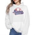 Vintage Baseball Mom Of The Rookies Wmen Hoodie
