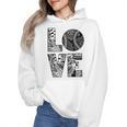 Women's Baseball Softball Baseball Mom LOVE Baseball Wmen Hoodie Women's Baseball Softball Baseball Mom LOVE Baseball Wmen Hoodie
