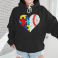 Autism Baseball Heart Autism Puzzle Baseball Mom Wmen Hoodie Autism Baseball Heart Autism Puzzle Baseball Mom Wmen Hoodie