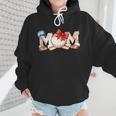 Ball Mom Bow Tie Baseball Mom Wmen Hoodie Ball Mom Bow Tie Baseball Mom Wmen Hoodie