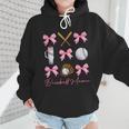 Baseball Mama Era Bows Baseball Mom Women Wmen Hoodie Baseball Mama Era Bows Baseball Mom Women Wmen Hoodie