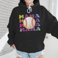Baseball Mama Sport Women Proud Baseball Mom Wmen Hoodie
