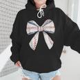 Baseball Mom Coquette Bow Baseball Mama Wmen Hoodie Baseball Mom Coquette Bow Baseball Mama Wmen Hoodie