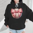 Baseball Mom Coquette Pink Bow Baseball Mom Wmen Hoodie Baseball Mom Coquette Pink Bow Baseball Mom Wmen Hoodie