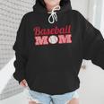 Baseball Mom Cute Mother Fans Baseball Graphic Wmen Hoodie Baseball Mom Cute Mother Fans Baseball Graphic Wmen Hoodie