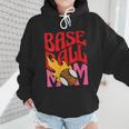 Baseball Mom Game Day Trendy Pink Leopard Mama Wmen Hoodie Baseball Mom Game Day Trendy Pink Leopard Mama Wmen Hoodie