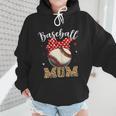 Baseball Mom Headband Leopard Baseball Ball Mother's Day Wmen Hoodie Baseball Mom Headband Leopard Baseball Ball Mother's Day Wmen Hoodie