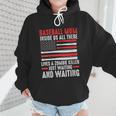 Baseball Mom Inside Us All There Lives a Zombie Sport Wmen Hoodie
