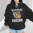 Baseball Mom Leopard Heart Matching Family Wmen Hoodie Baseball Mom Leopard Heart Matching Family Wmen Hoodie