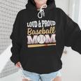 Baseball Mom Leopard Print Loud And Proud With Ball & Bat Wmen Hoodie Baseball Mom Leopard Print Loud And Proud With Ball & Bat Wmen Hoodie