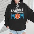 Baseball Mom Leopard Print Baseball Mama Women Mother's Day Wmen Hoodie