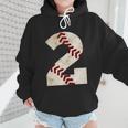 Baseball Mom Baseball Parent Number Two Baseball Gear 2 Wmen Hoodie