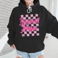 Baseball Mom And Pink Grid Sports Mother Mama Player Wmen Hoodie Baseball Mom And Pink Grid Sports Mother Mama Player Wmen Hoodie