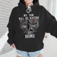 Baseball Mom My Son Will Be Waiting For You At Home Wmen Hoodie Baseball Mom My Son Will Be Waiting For You At Home Wmen Hoodie