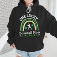 Baseball Mom St Patrick's Day Irish Shamrock Sports Wmen Hoodie Baseball Mom St Patrick's Day Irish Shamrock Sports Wmen Hoodie