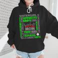 Baseball Mom Traits For Great Mothers Grey And Green Wmen Hoodie Baseball Mom Traits For Great Mothers Grey And Green Wmen Hoodie