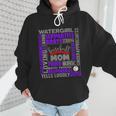 Baseball Mom Traits For Great Mothers Grey And Purple Wmen Hoodie Baseball Mom Traits For Great Mothers Grey And Purple Wmen Hoodie