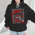 Baseball Mom Traits For Great Mothers Grey And Red Wmen Hoodie Baseball Mom Traits For Great Mothers Grey And Red Wmen Hoodie