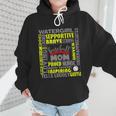 Baseball Mom Traits For Great Mothers Grey And Yellow Wmen Hoodie Baseball Mom Traits For Great Mothers Grey And Yellow Wmen Hoodie