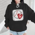 Bleached Custom Baseball Mom Number 17 Heart For Mom Wmen Hoodie Bleached Custom Baseball Mom Number 17 Heart For Mom Wmen Hoodie