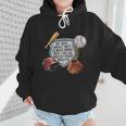 My Boy Might Not Always Swing Baseball Mom Wmen Hoodie