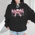 Coquette Baseball Mom Sorry Can't Baseball Bye Mother's Day Wmen Hoodie Coquette Baseball Mom Sorry Can't Baseball Bye Mother's Day Wmen Hoodie