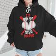 Cute Baseball Mom Out Of Your League Mommy Sports Players Wmen Hoodie