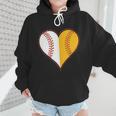 Cute Love Baseball Fast Pitch Softball Heart Baseball Mom Wmen Hoodie Cute Love Baseball Fast Pitch Softball Heart Baseball Mom Wmen Hoodie