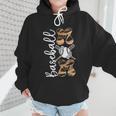 Happy Mother's Day Baseball Mom Leopard Softball Lover Wmen Hoodie Happy Mother's Day Baseball Mom Leopard Softball Lover Wmen Hoodie