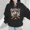 Home Run Baseball Mom Wmen Hoodie