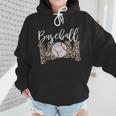 Leopard Baseball Mom Matching Softball Mama Family Matching Wmen Hoodie Leopard Baseball Mom Matching Softball Mama Family Matching Wmen Hoodie