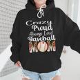 Loud And Proud Baseball Mom Messy Bun 2024 Wmen Hoodie