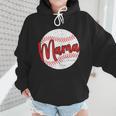 Mama Baseball Mom Wmen Hoodie