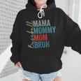 Mama Mommy Mom Bruh Baseball Mom Lover Mother's Day Wmen Hoodie Mama Mommy Mom Bruh Baseball Mom Lover Mother's Day Wmen Hoodie