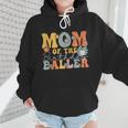 Mom Of The Birthday Baller Groovy Baseball Mom Wmen Hoodie Mom Of The Birthday Baller Groovy Baseball Mom Wmen Hoodie