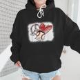 Peace Love Baseball Mom Mommy Wmen Hoodie