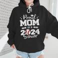 Proud Mom Of a 2024 Senior Baseball Mom 2024 Graduate Wmen Hoodie Proud Mom Of a 2024 Senior Baseball Mom 2024 Graduate Wmen Hoodie
