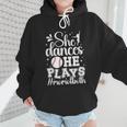 She Dances He Plays Mom Of Both Dance And Baseball Mom Wmen Hoodie She Dances He Plays Mom Of Both Dance And Baseball Mom Wmen Hoodie