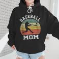 Vintage Baseball Mom Baseball Lover Wmen Hoodie Vintage Baseball Mom Baseball Lover Wmen Hoodie