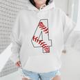 4 Laces 4th Birthday Boy Four Years Baseball Mom T-Shirt Wmen Hoodie