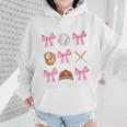 Baseball Coquette Bow Baseball Mama Baseball Mom Premium Wmen Hoodie Baseball Coquette Bow Baseball Mama Baseball Mom Premium Wmen Hoodie