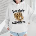 Baseball Godmother Leopard Heart Baseball Mom Game Day Wmen Hoodie Baseball Godmother Leopard Heart Baseball Mom Game Day Wmen Hoodie