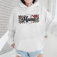 Baseball Mama Game Day Vibes Women Baseball Mom Wmen Hoodie