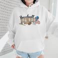 Baseball Mama Leopard Baseball Mom Mother's Day Wmen Hoodie