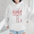 Baseball Mom 3 Number 3 Jersey Team Numbered Jersey Wmen Hoodie
