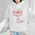 Baseball Mom 33 Number 33 Jersey Team Numbered Jersey Wmen Hoodie