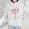 Baseball Mom 7 Number 7 Jersey Team Numbered Jersey Wmen Hoodie Baseball Mom 7 Number 7 Jersey Team Numbered Jersey Wmen Hoodie
