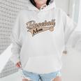 Baseball Mom Best Mama Cute Throwback Classic Wmen Hoodie