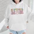 Baseball Mom Bleached Messy Bun Game Day Wmen Hoodie Baseball Mom Bleached Messy Bun Game Day Wmen Hoodie
